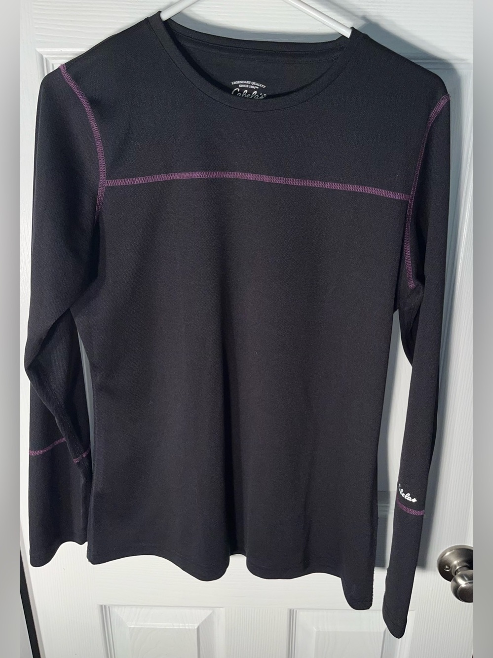 Cabela's Women's Base Layer Shirt Size Large Lightweight Breathable Hiking